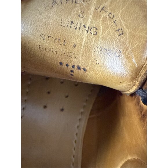 Havana Joe Men's Leather Shoes Low Derby Oxford Size 40 EU 9 US Brown Lace Up - Picture 11 of 12